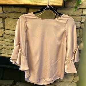 Lauren Conrad dusty rose blouse